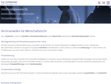 Tablet Screenshot of brg-recht.de